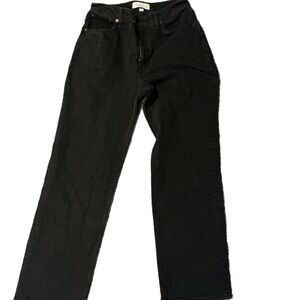 Abercrombie & Fitch Women's Black Straight Leg Jeans